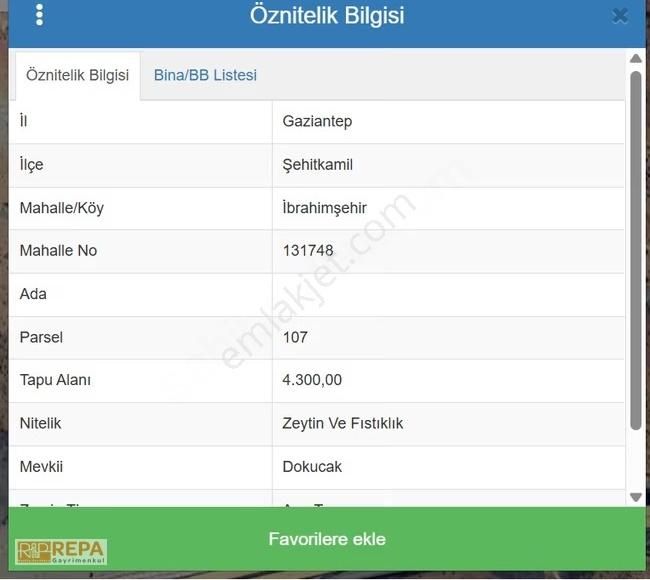 Repa Gayrimenkul İbrahim Gölbaşı'dan İbrahimşehir Satılık Arazi