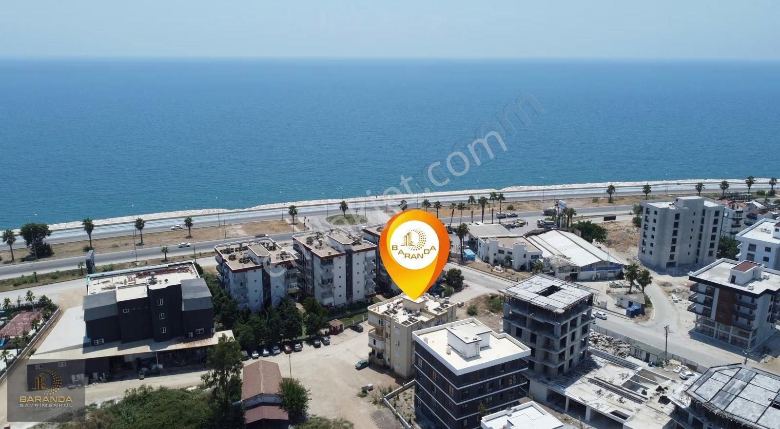 Hasyurt Sahilde 2. Sırada Deniz Manzaralı Satılık 2+1 Daire