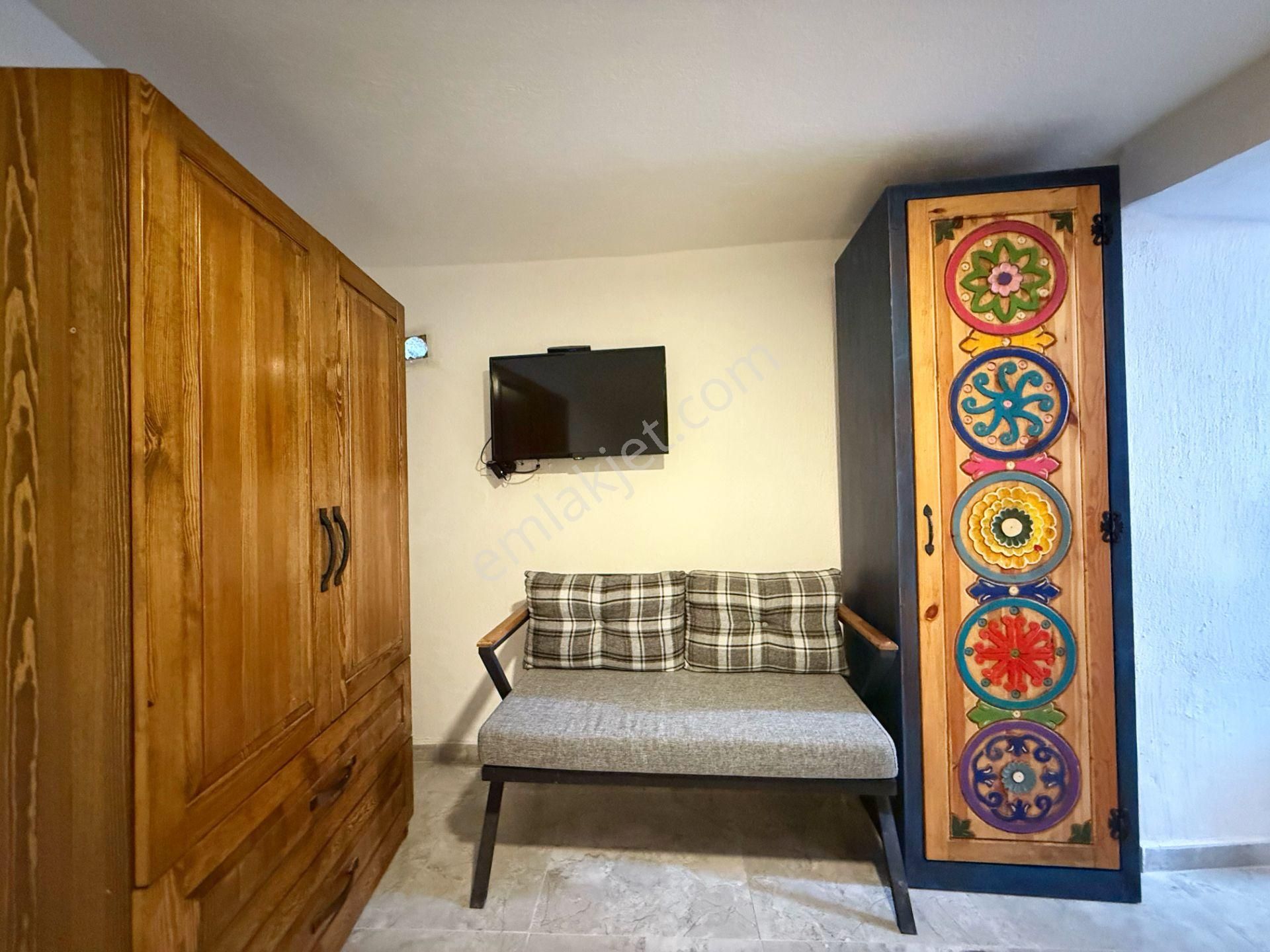 Yazı Köy’de Avlulu Otantik 1+1 Taş Ev - Kısa Süreli Kiralama Yatırımına Uygun - Görsel 19