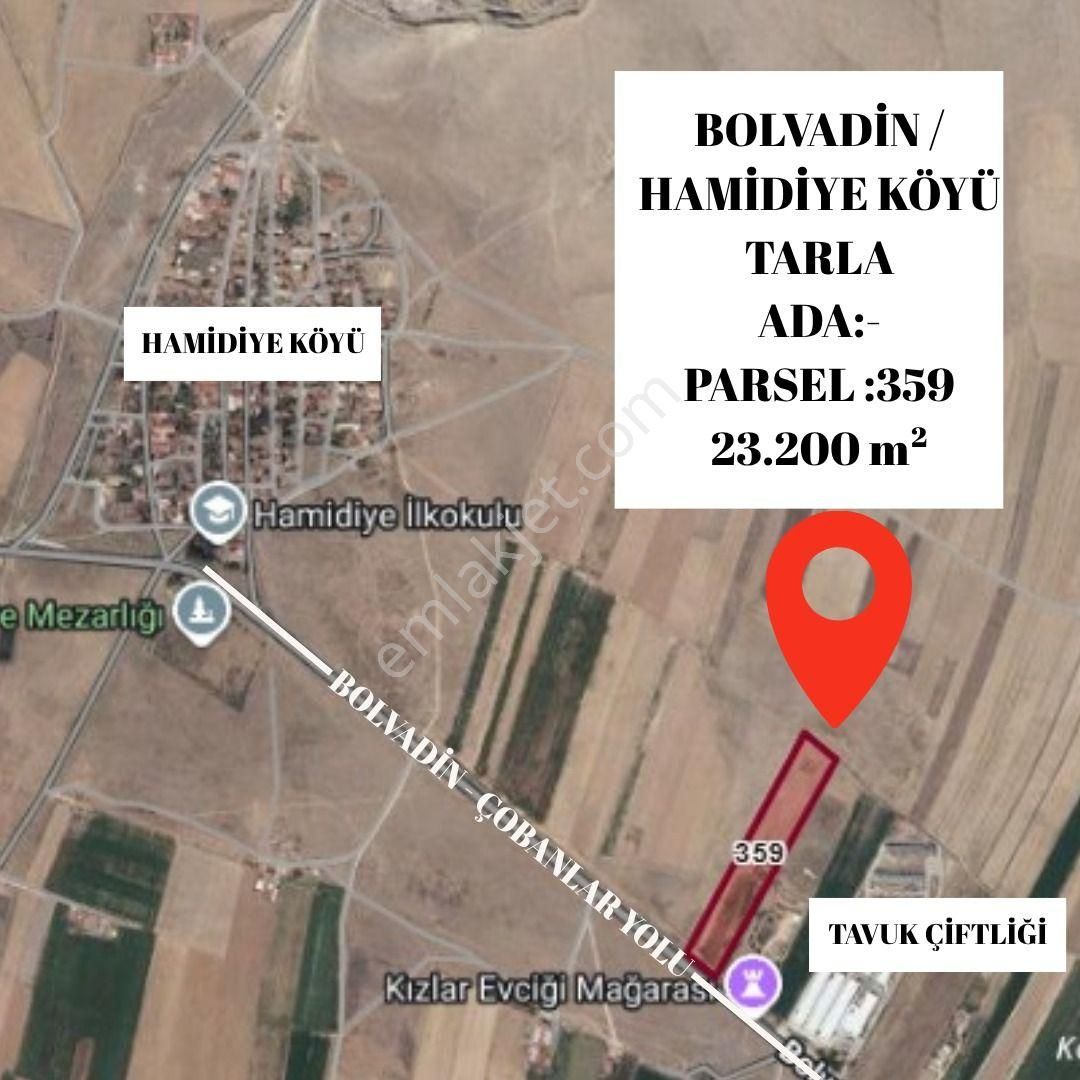 Yaman'dan Bolvadin Çobanlar Yolu Üzeri Satılık Tarla 18.608 M² - Görsel 3