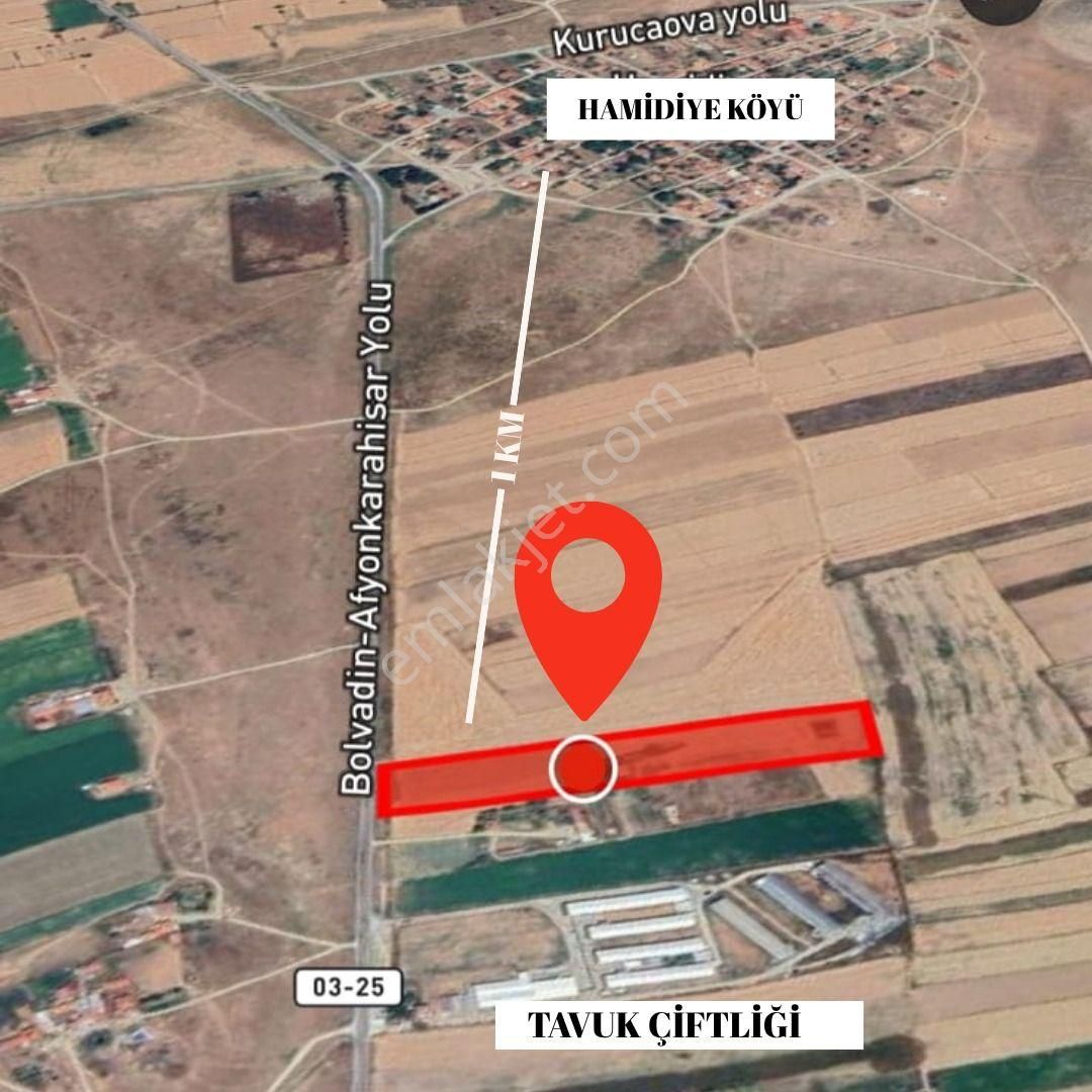 Yaman'dan Bolvadin Çobanlar Yolu Üzeri Satılık Tarla 18.608 M² - Görsel 4