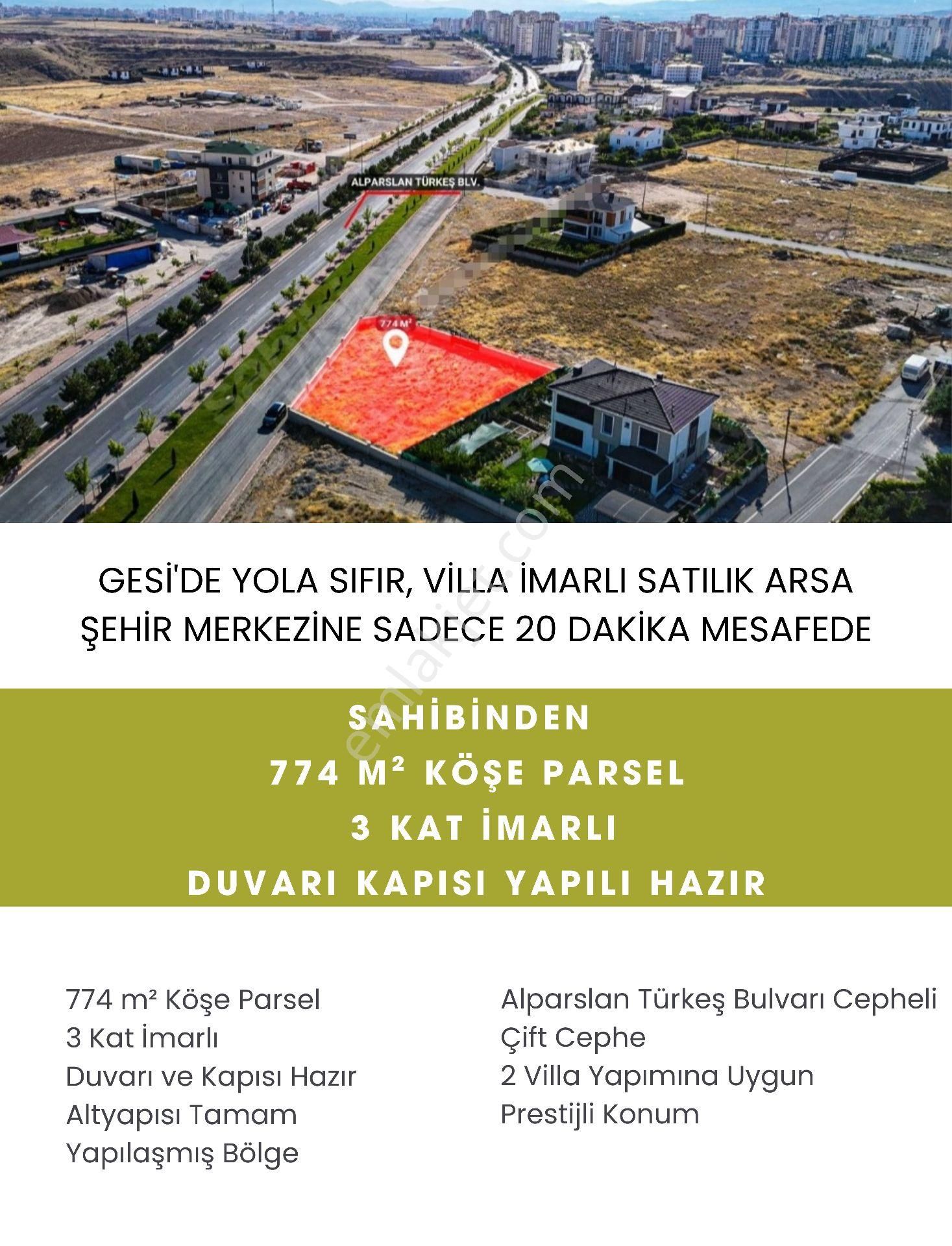 Gesi Bulvar Cepheli 774m² Köşe Villa Parseli-emsalsiz-mükemmel Konum - Görsel 2