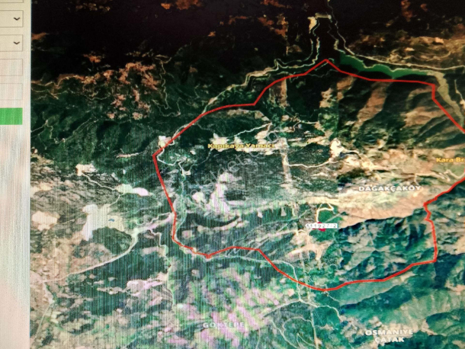 Bursa Osmangazi Dağakça Da 12500m2 Yolu Mevcut Satılık Tarla - Görsel 3