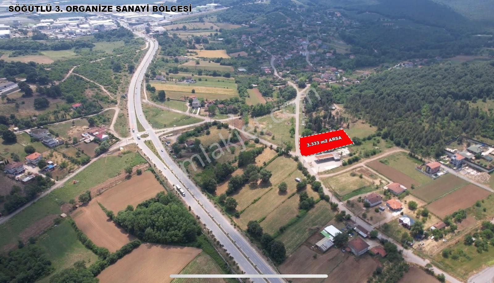 Söğütlü 3.o.s.b Girişinde Asfalt Yola Cephe 3.333 M2 Ticari Arsa - Görsel 9