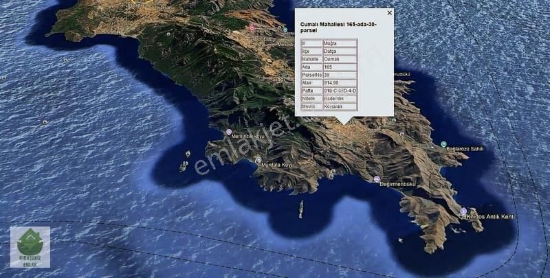 Datça Cumalı Mahallesinde Gelecek Vaat Eden Yatırımlık Arazi... - Görsel 3