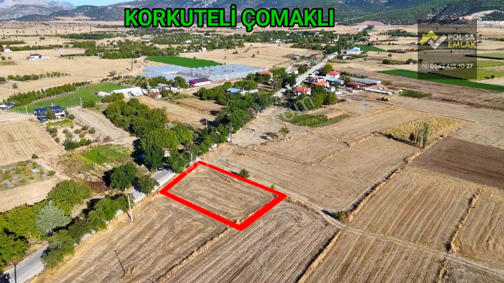 ✅korkuteli✅çomaklı Köyü✅satılık 1.337m2 Tarla✅elektrik Su Var - Görsel 9