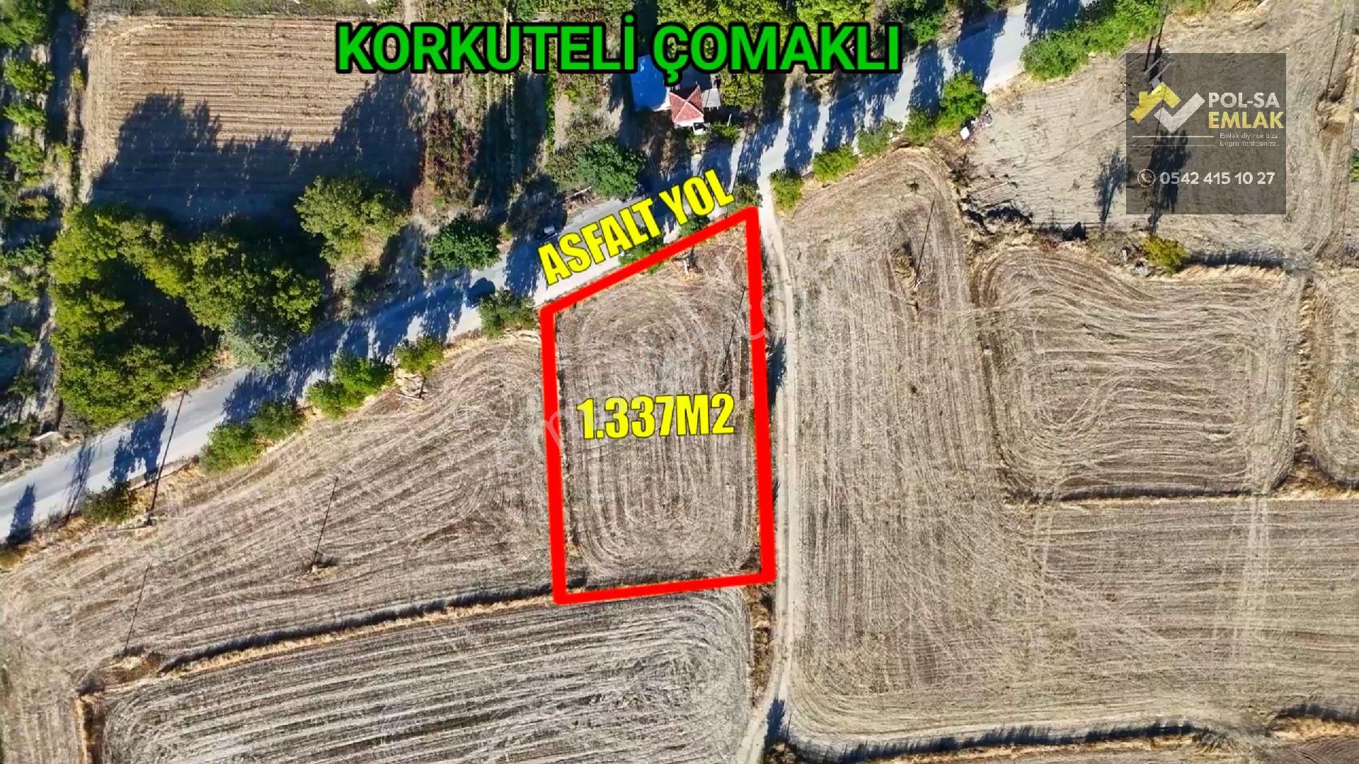 ✅korkuteli✅çomaklı Köyü✅satılık 1.337m2 Tarla✅elektrik Su Var - Görsel 10