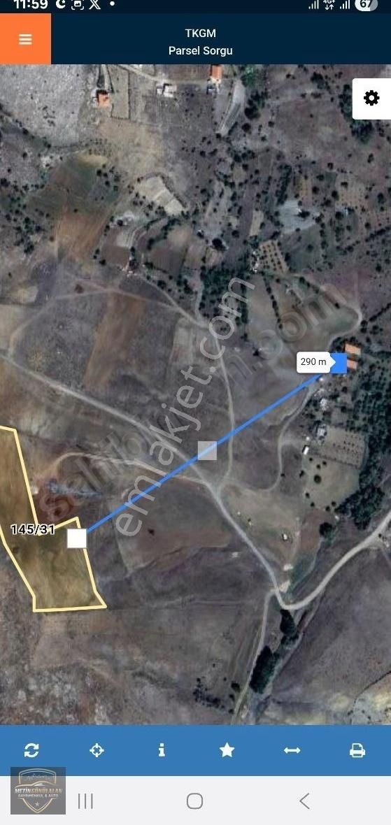 Metin Gönülalan'dan 8400 M2 Yerleşimin Yanında Satılık Tarla - Görsel 2