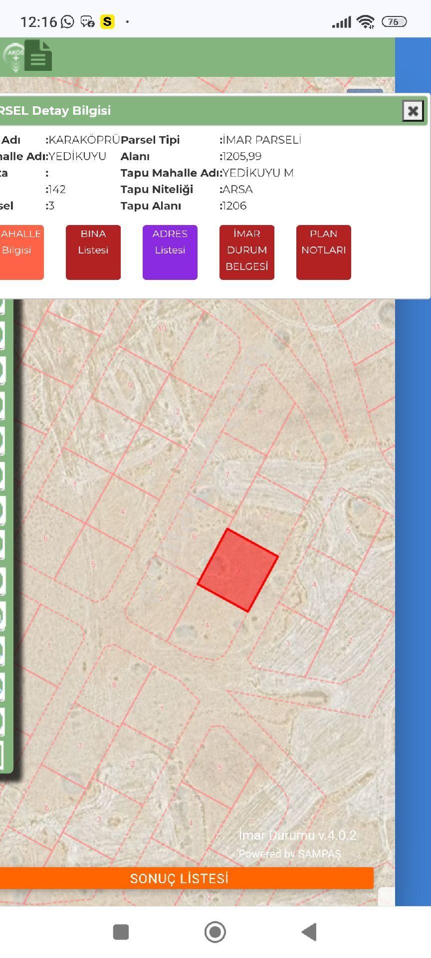 Havaalani Yedikuyu Bölgesinde Satılık Parsel