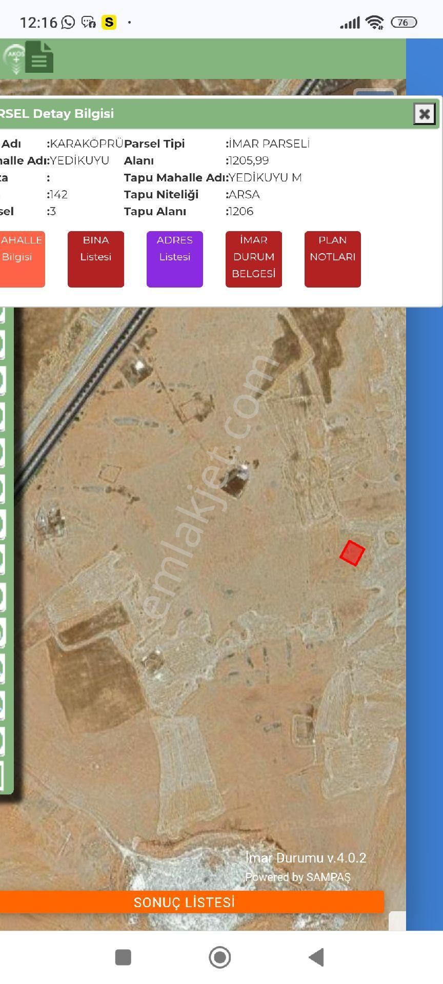 Havaalani Yedikuyu Bölgesinde Satılık Parsel - Görsel 2