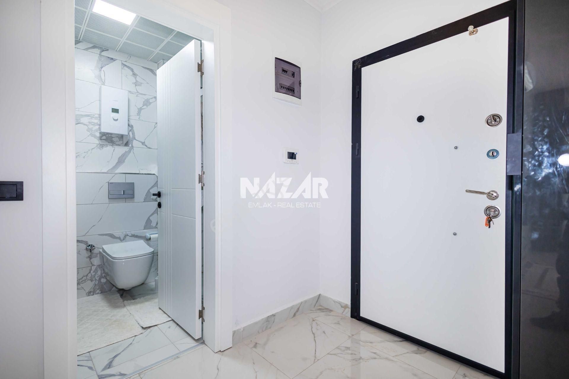 Alanya Oba’da Satılık 1+1 Eşyalı Yeni Daire – Sea Pearl Park - Görsel 22