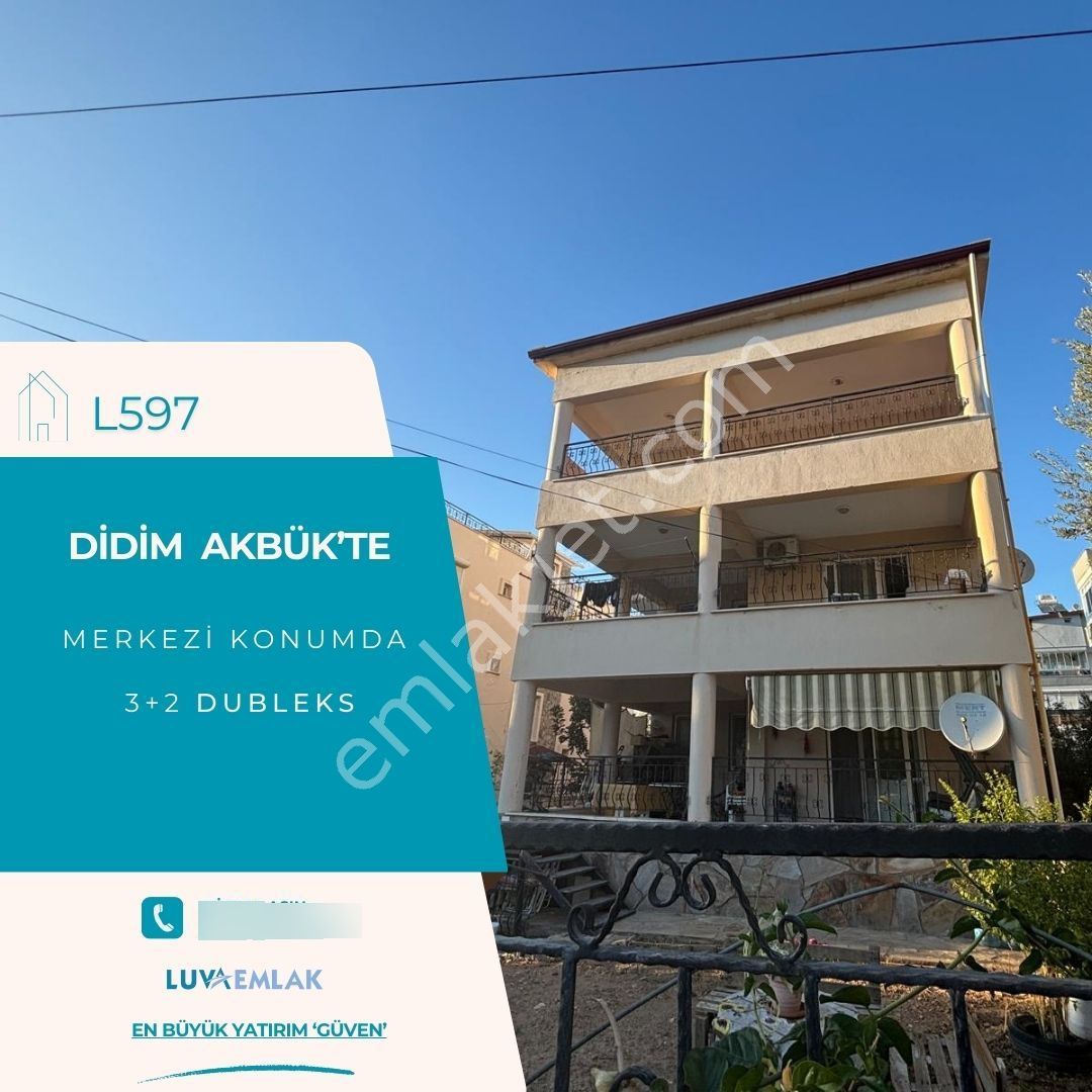 Didim Akbük'te Merkezi Konumda 3+2dubleks