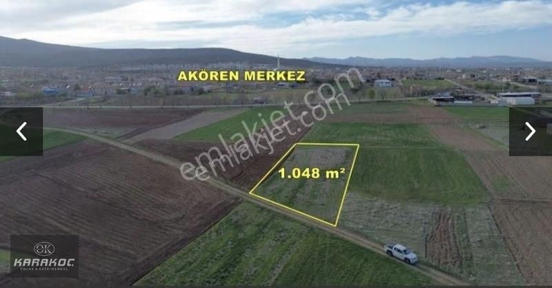 Akören Merkez Hacılarda Satılık 1048 M2 İmar Dibi Tarla - Görsel 3