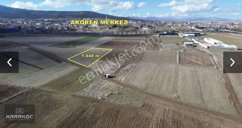 Akören Merkez Hacılarda Satılık 1048 M2 İmar Dibi Tarla - Görsel 4