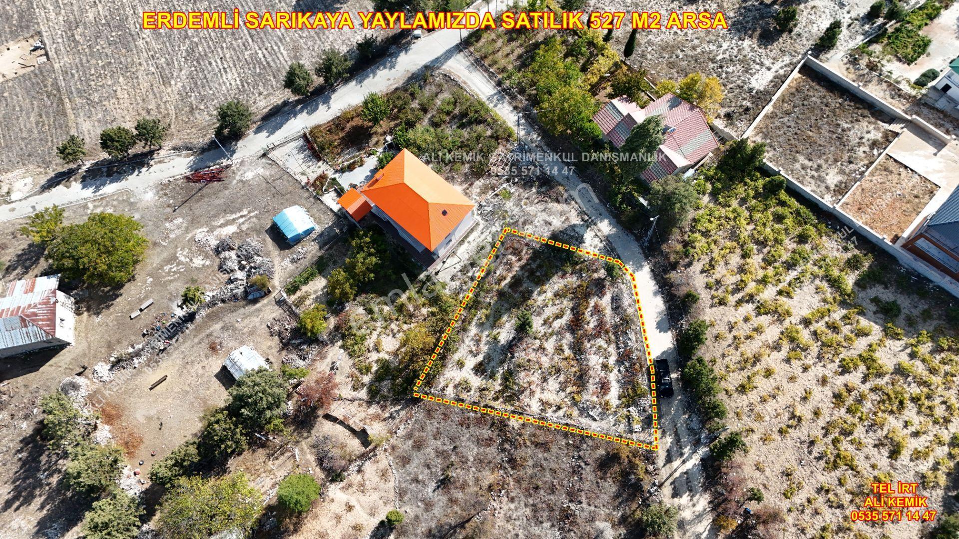 Mersin Erdemli Sarıkaya Yaylamızda Satılık 527 M2 Villa Arsası - Görsel 6