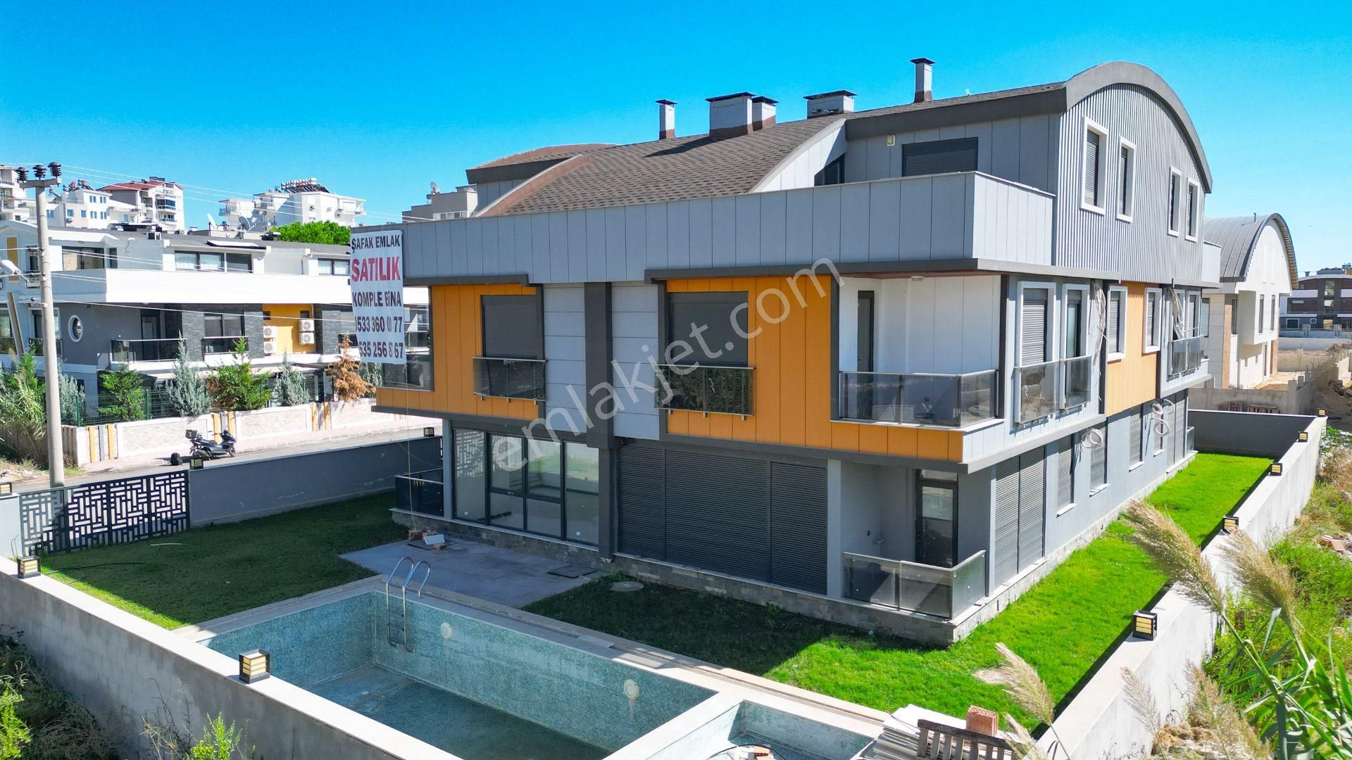 Şafak Emlak Satılık Lara Güzeloba Sıfır Havuzlu Komple Bina - Görsel 9