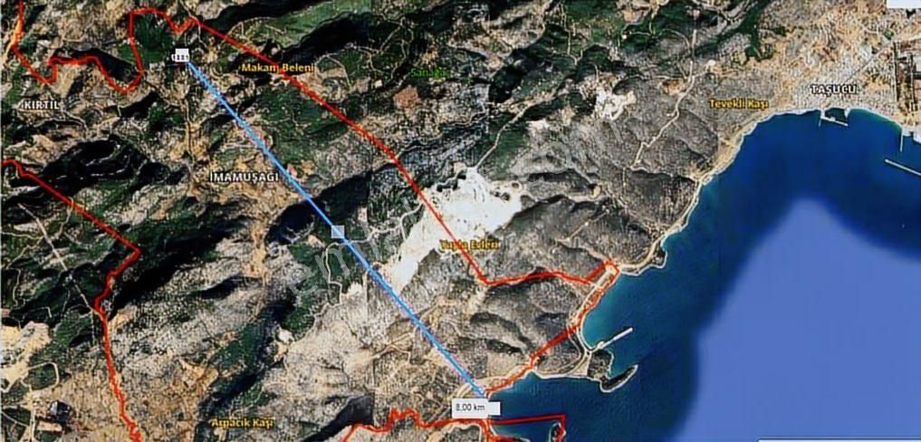 Mersin Silifke İmamuşağı Çatakkoyağı Mevkiinde Satılık Arsa. - Görsel 2
