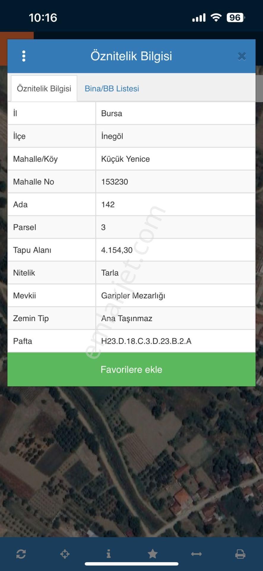 Akbaşlar Emlak Ve Gayrimenkul Güvencesiyle Satılık Tarla - Görsel 2