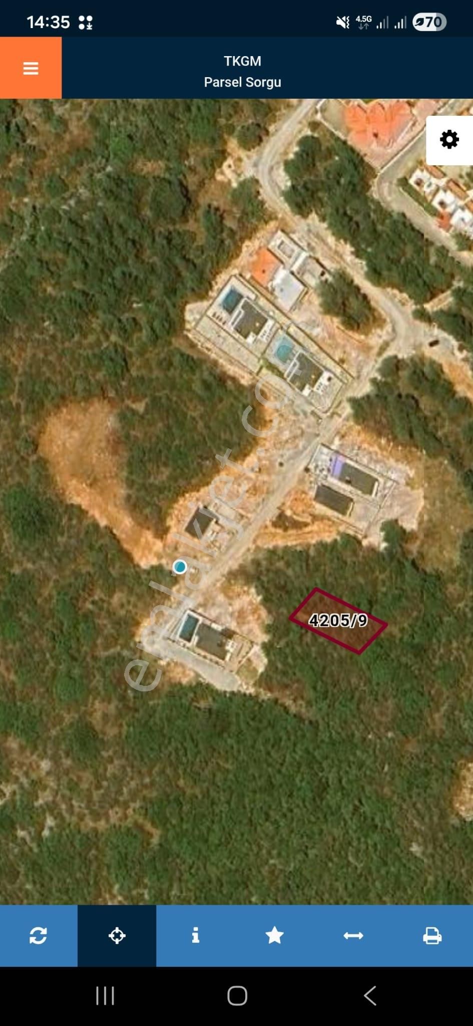 Didim Akbük'te 15/30 Deniz Manzaralı 429 M² Villa İmarlı Arsa - Görsel 10