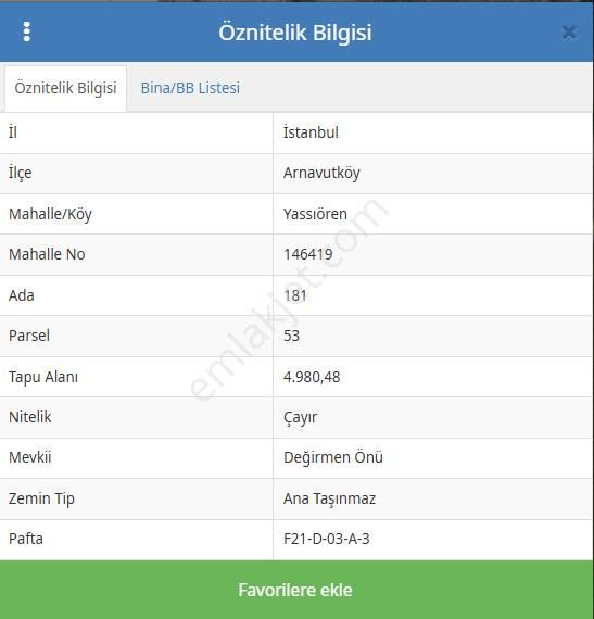 Arnavutköy Yenişehir Projesinde Yatırımlık Arsa Hissesi - Görsel 2
