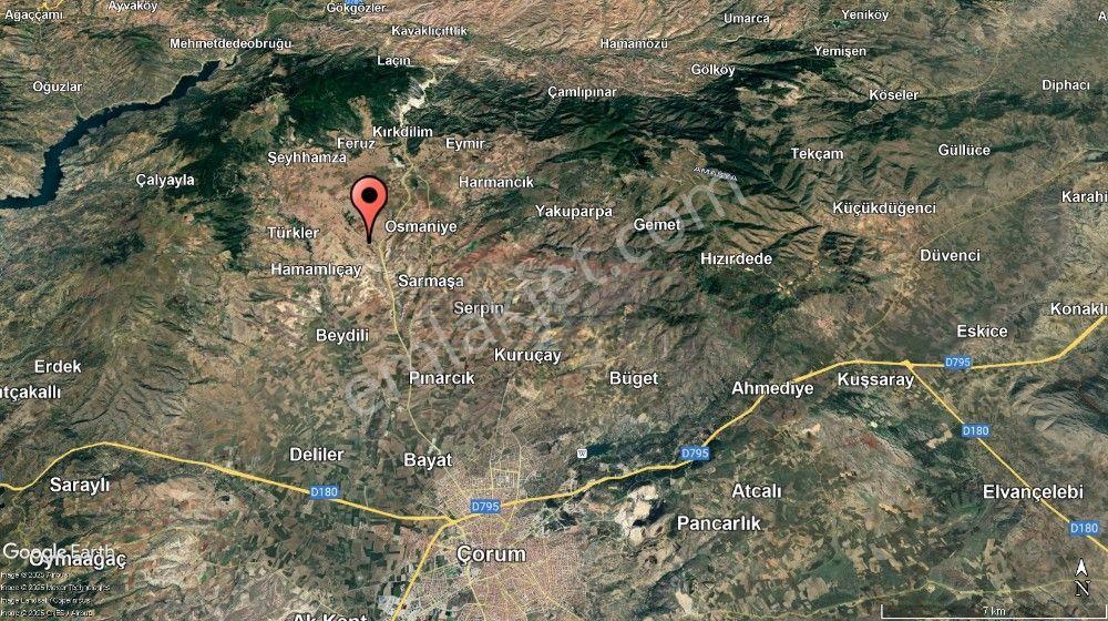 Güvenay - Çorum Osmancık Yolu Üzeri 29,477 M² Satılık Tarla - Görsel 12