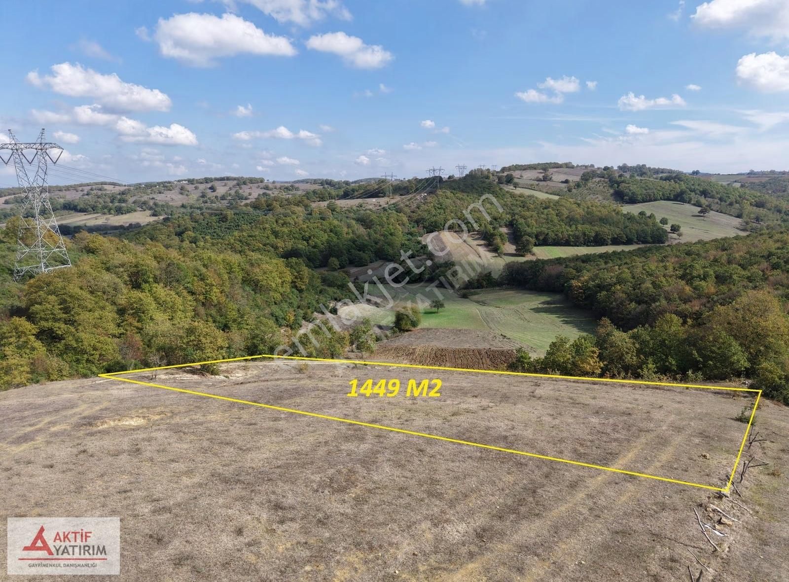 İzmit Kaynarca'da Teras Konumda 1449 M2 Satılık Fırsat Tarla