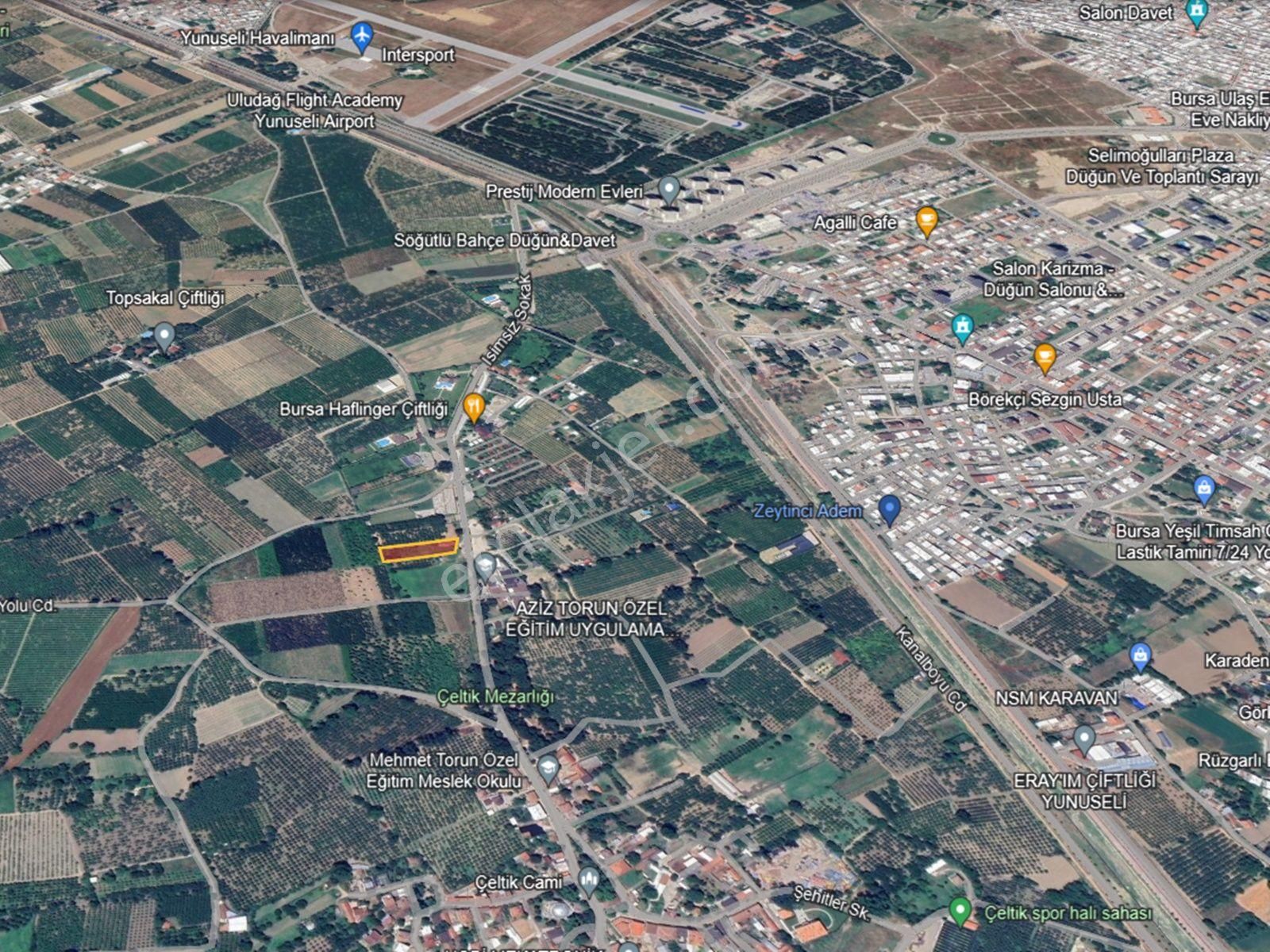 Bursa Osmangazi Çeltik Yola Cephe Satılık Tarla - Görsel 15
