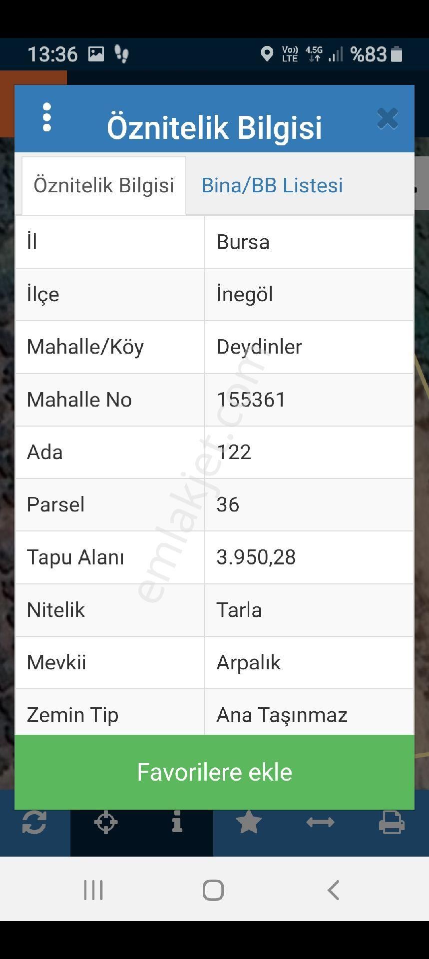 Deydinler Mahallesinde İmar Dibi Fırsat Tarlam - Görsel 12