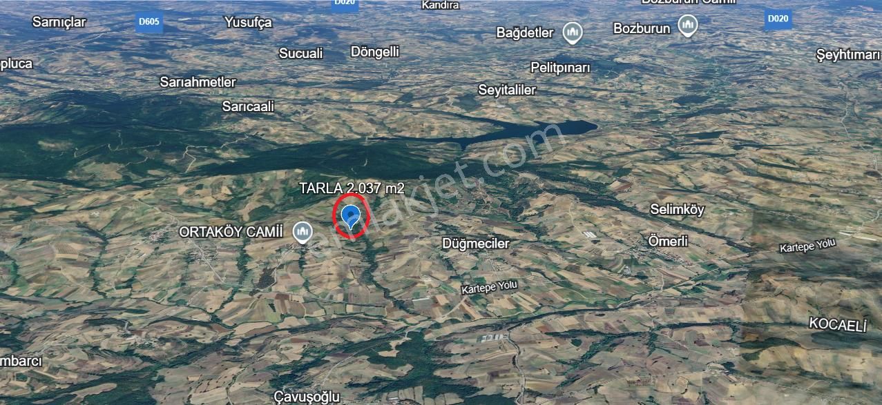 İzmit Bağlıca’da Satılık Tarla, Müstakil Tapulu - Görsel 9