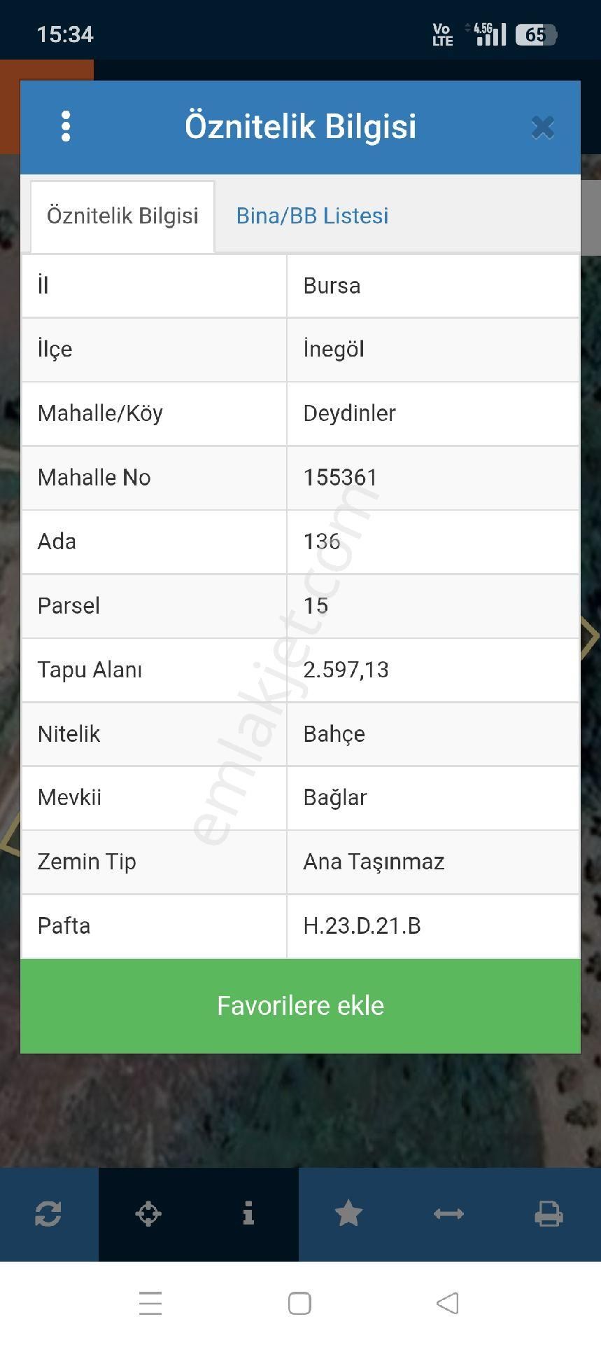 Deydinler Mahallesinde Acil Satılık İmara Yakın Tarla - Görsel 11
