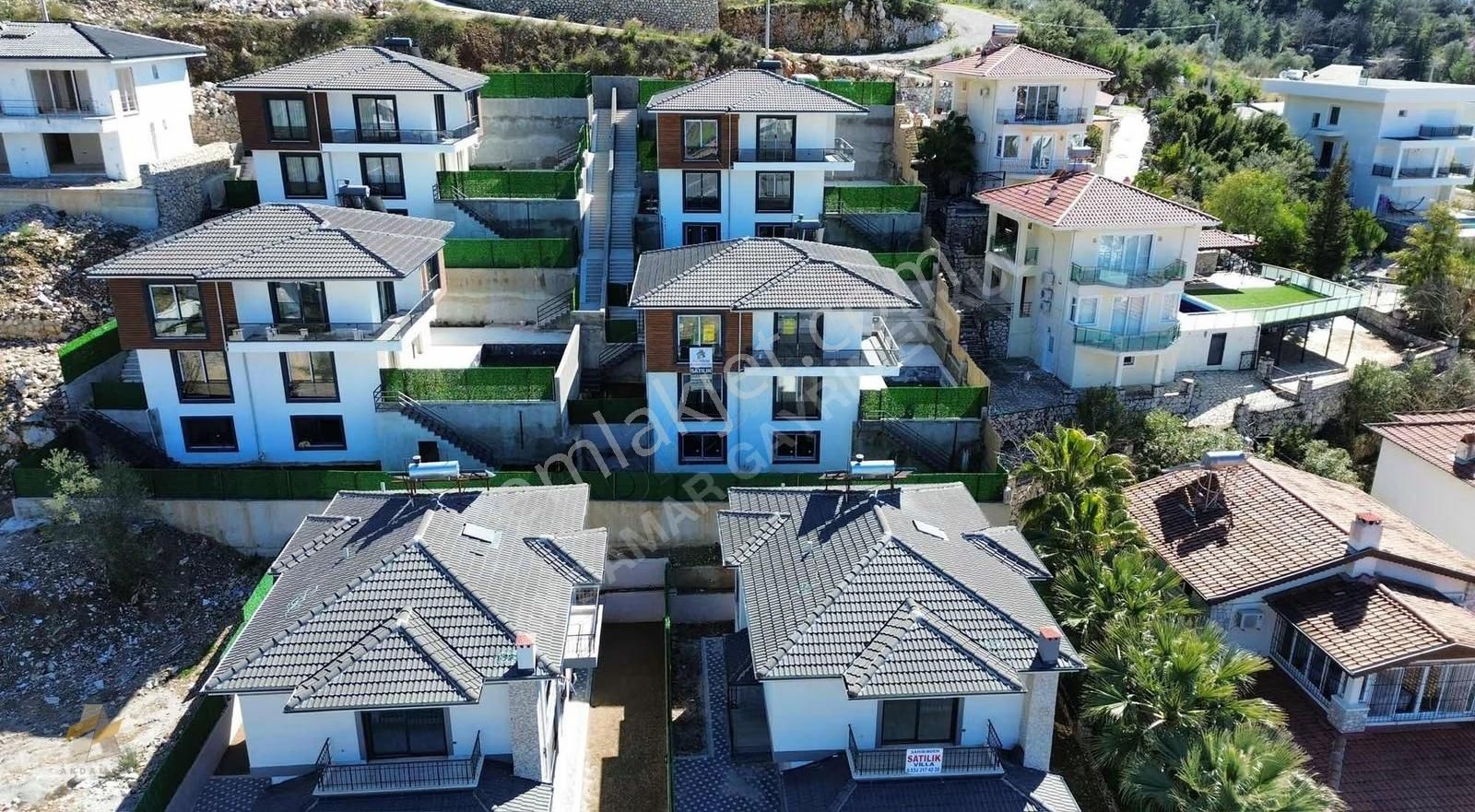 Muğla Fethiye Yeşilüzümlüde Satılık 6+1 Havuzlu Tripleks Villa - Görsel 19