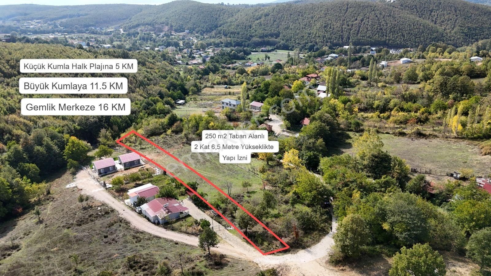 Gemlik Haydariye'de İmarlı 3 Villa Yapımına Uygun Arsa - Görsel 2