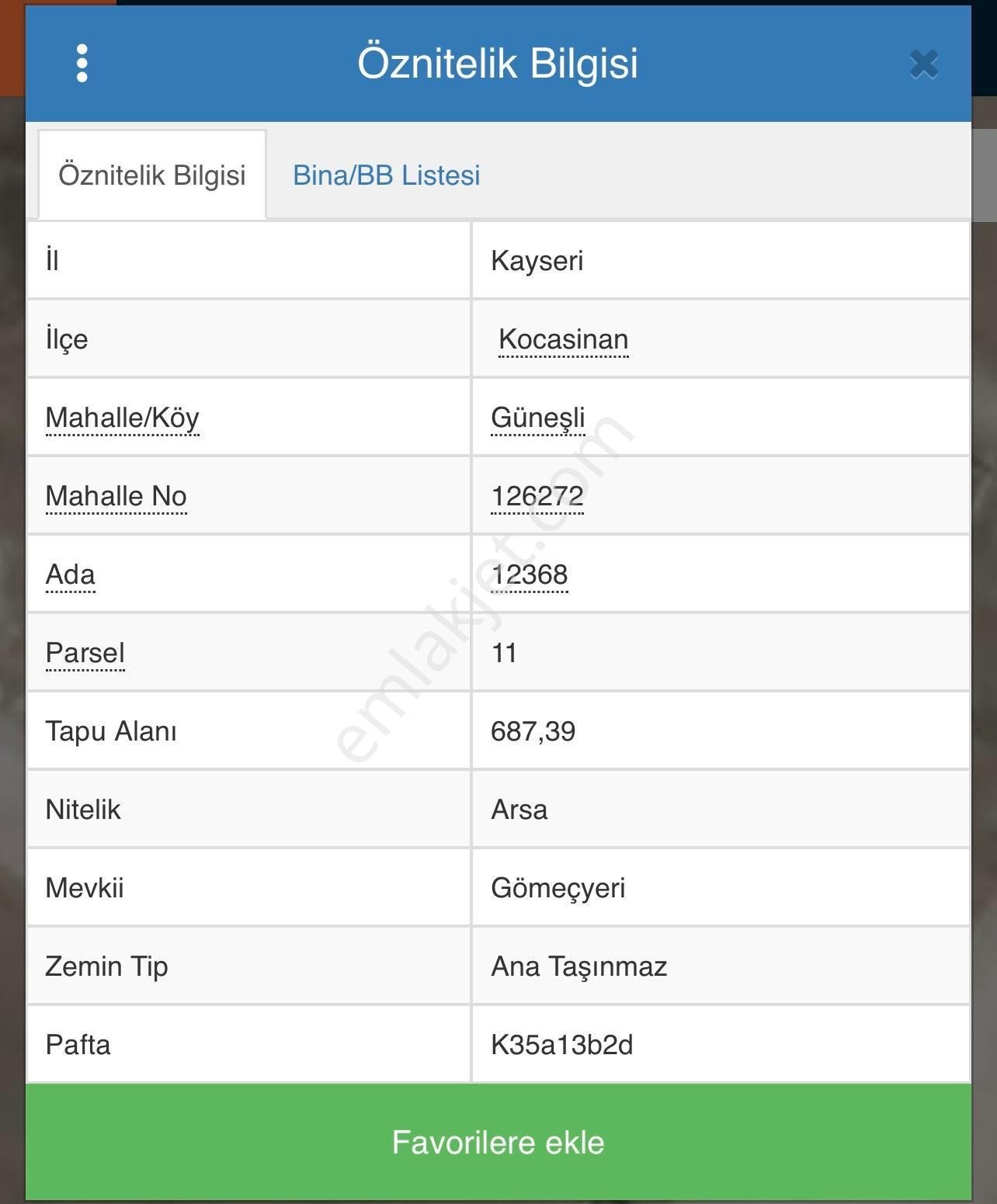 Elisa Gyo// Kocasinan Güneşli - Muayene İstasyonu Arkasında - 690m2 Parsel - Görsel 3