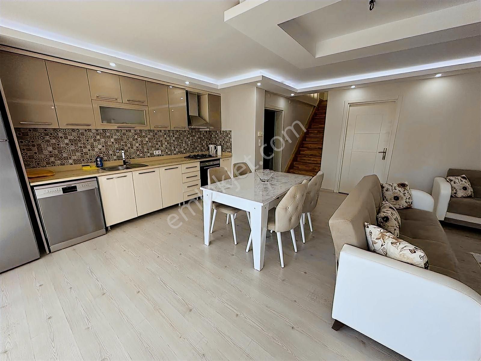 Antalya, Side' De Lüks, Bahçeli, Eşyalı Kiralık Daire - Görsel 4