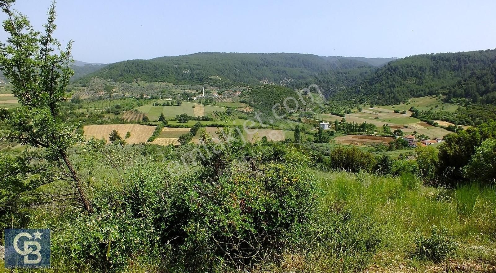 Muğla Menteşe Yenibağkayada 2.929 M2 Vadi Manzaralı Satılı Tarla - Görsel 3