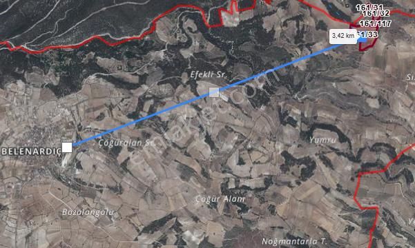 Bakan Gm'den Pamukkale Belenardıç Mah.de Satılık Tarlalar - Görsel 6