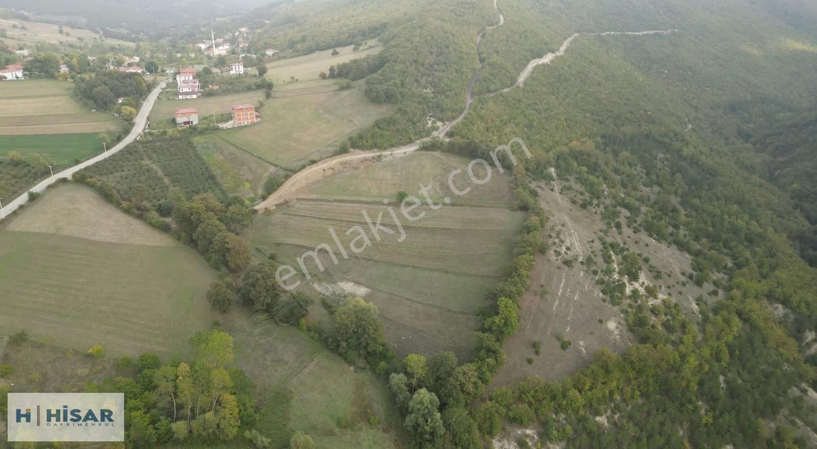 Hisardan-ev Yapımna Uygun-kadastro Yolu-asfalt Yol-çevrili Tarla - Görsel 28