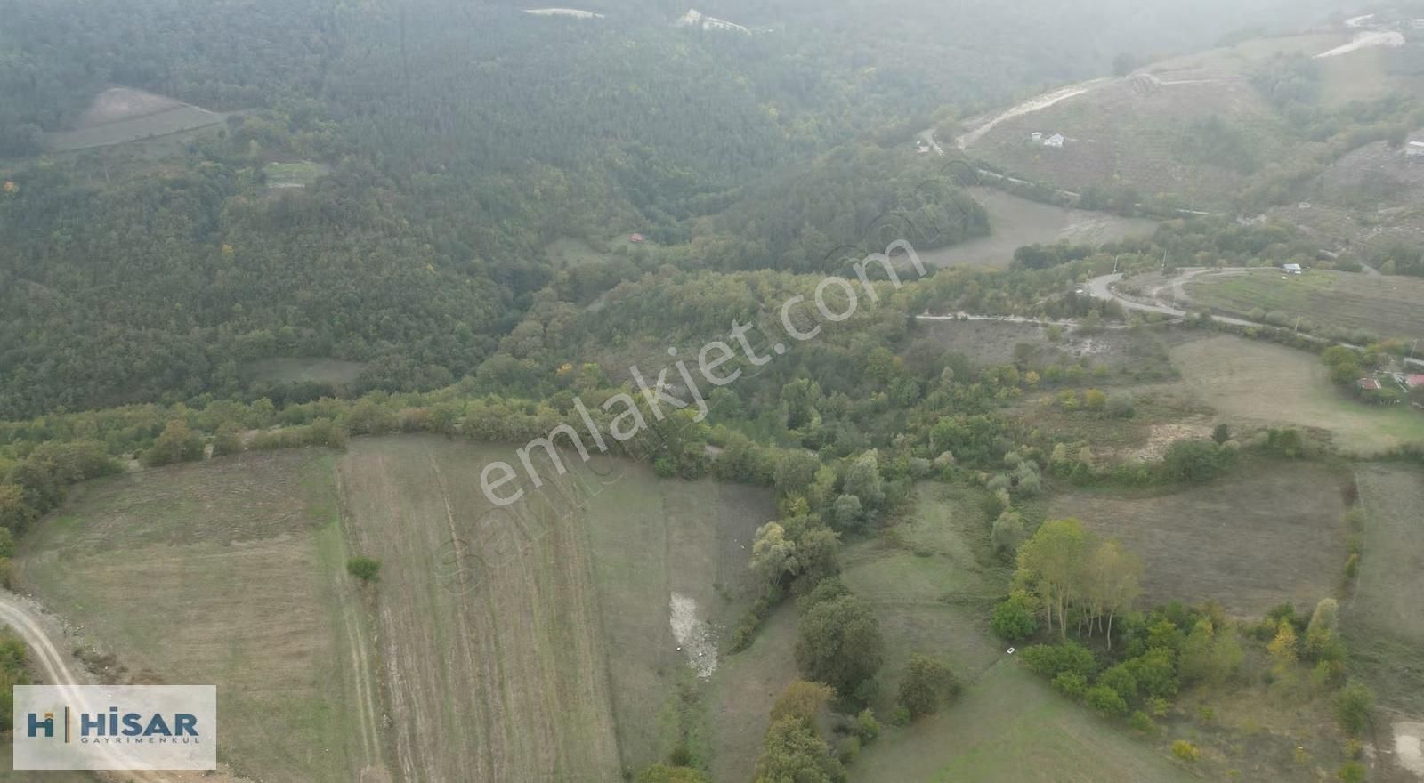 Hisardan-ev Yapımna Uygun-kadastro Yolu-asfalt Yol-çevrili Tarla - Görsel 8