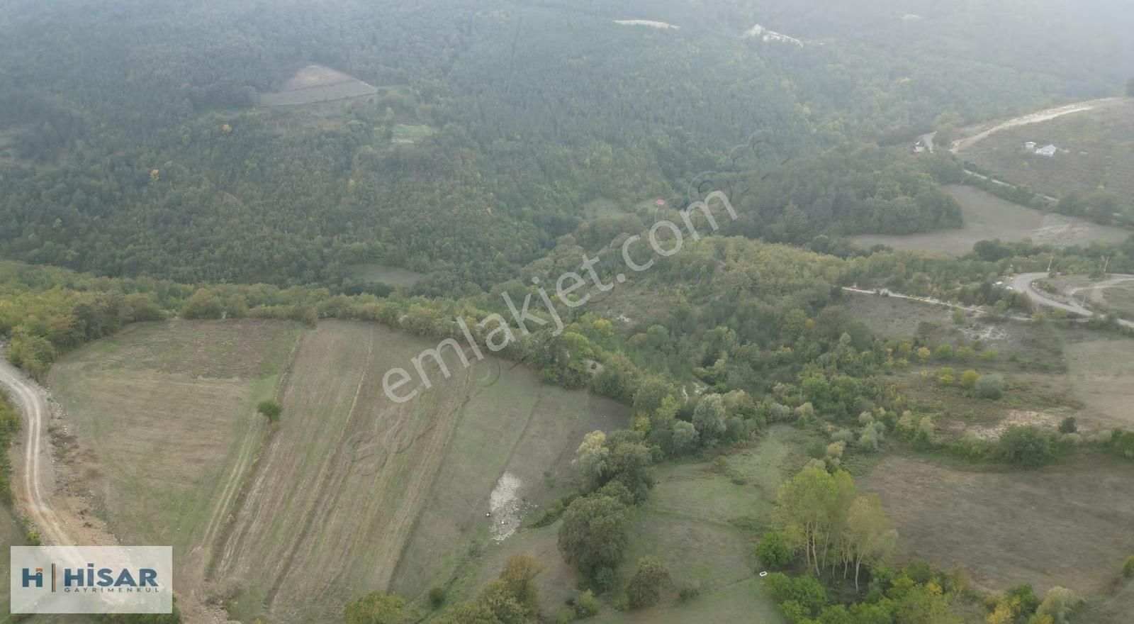 Hisardan-ev Yapımna Uygun-kadastro Yolu-asfalt Yol-çevrili Tarla - Görsel 16