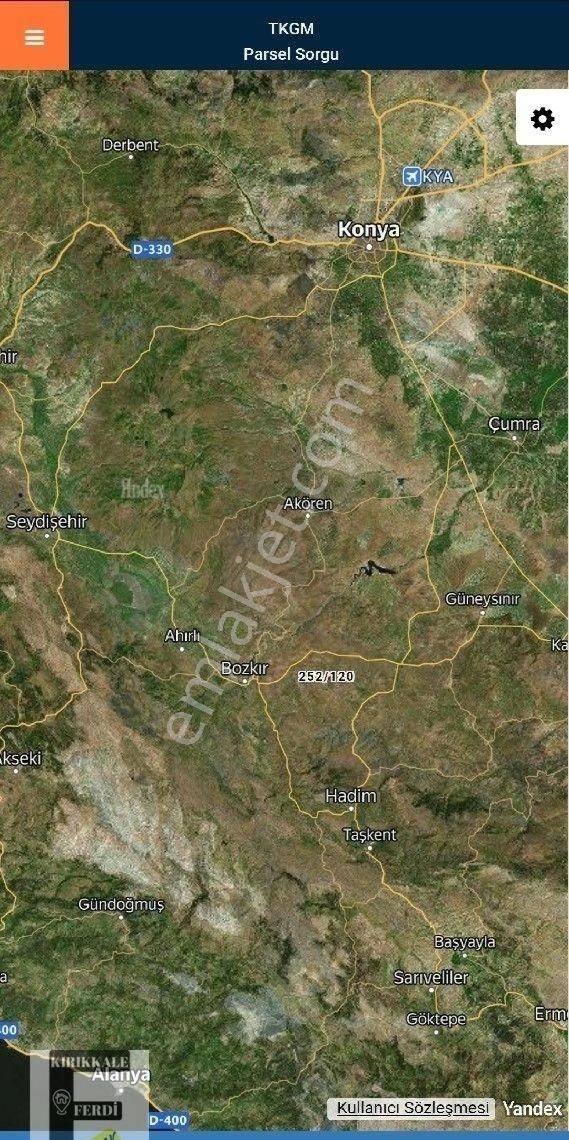 Konya Bozkır Hacılar Köyü Satılık Bahçe - Görsel 3