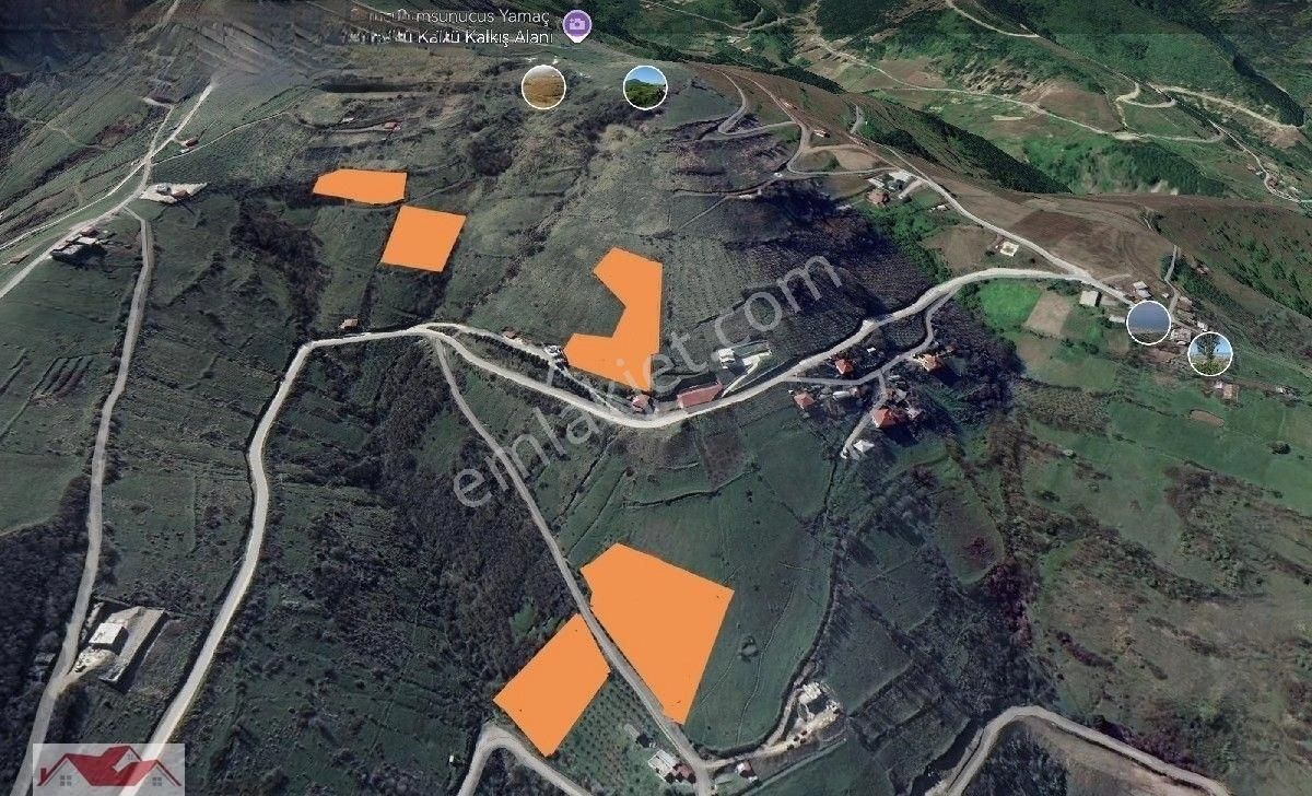 Samsun Canik Gültepe De 5 Tane Parsel,ister Komple İster Hisse Al Ful Deniz,doğa Manzaralı.. - Görsel 8