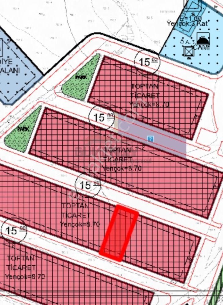 Güvenay - Çorum Gimat Toptancılar Sitesin De Satılık 659 M2 Arsa - Görsel 4