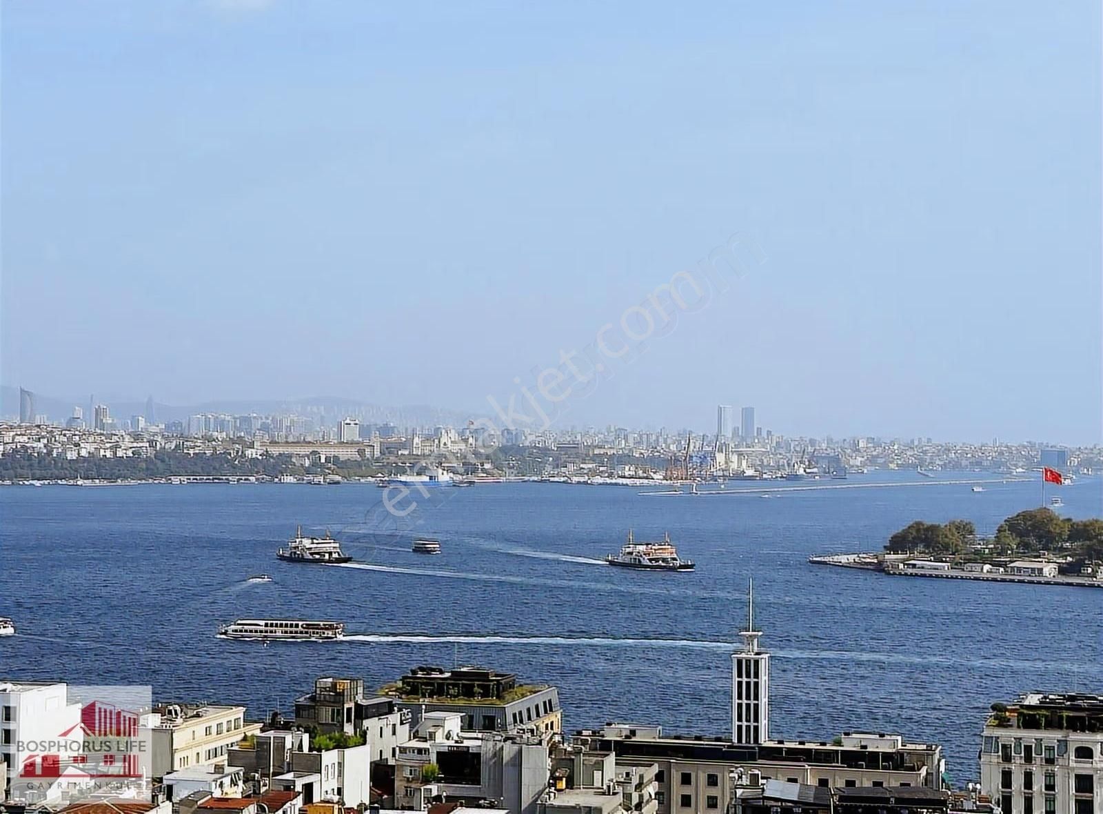 Galata Kuledibinde Eşsiz Manzaralı 1+1 Kiralık