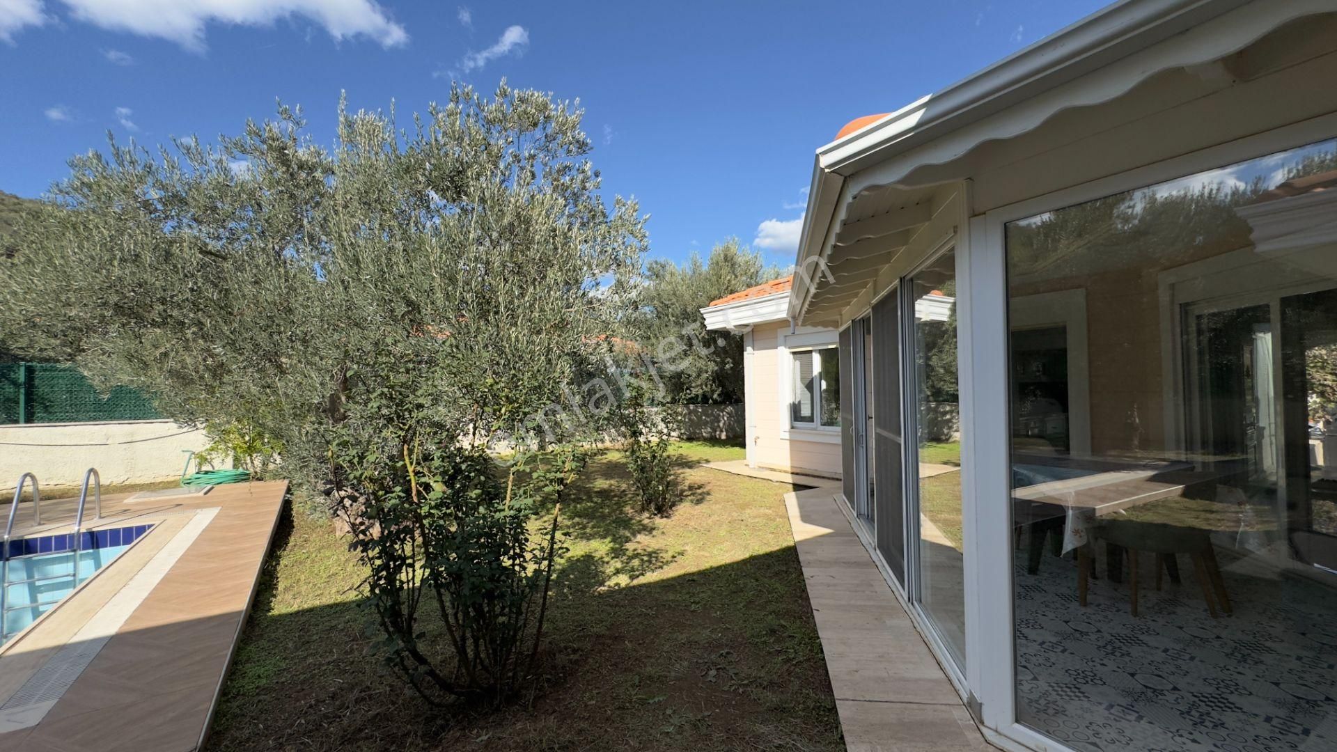 Güre'de Oksijeni Bol Zeytinlik Alan İçerisinde, Kazdağlarının Eteğinde Havuzlu Lüks Villa - Görsel 43