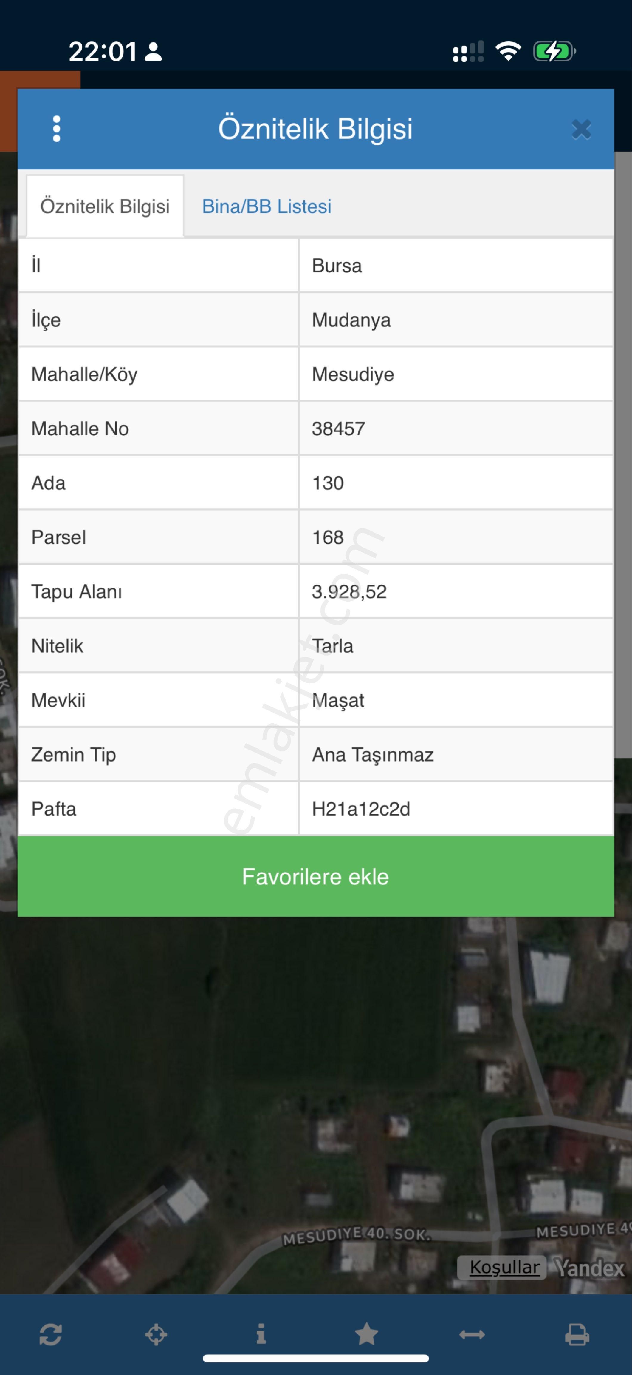 Bursa Mudanya Mesudiye Mevkinde Satılık Tarla - Görsel 14