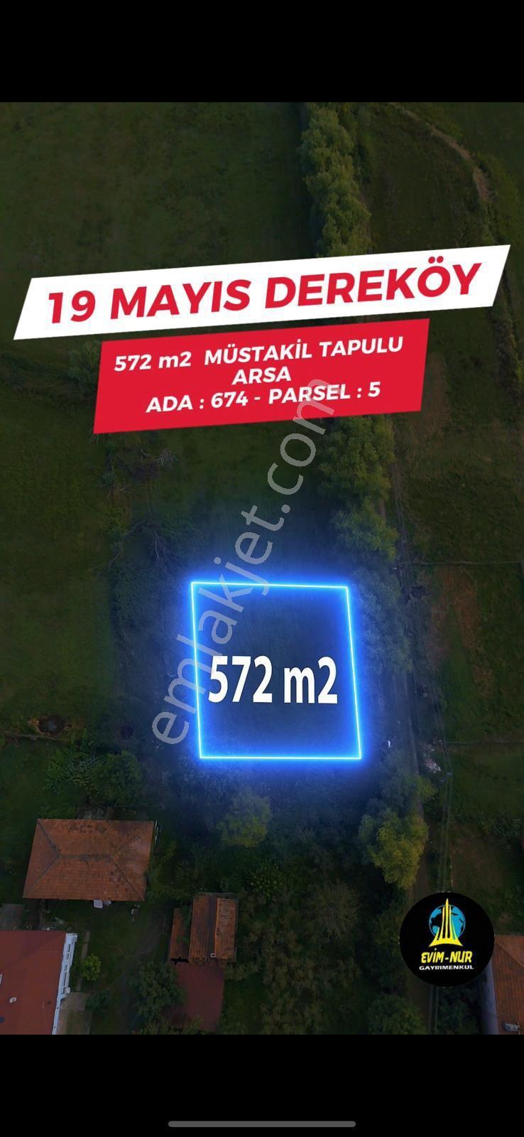 Evim-nur'dan Dereköy Mh 572m2 Sahil Mevkiinde Kupon Arsa