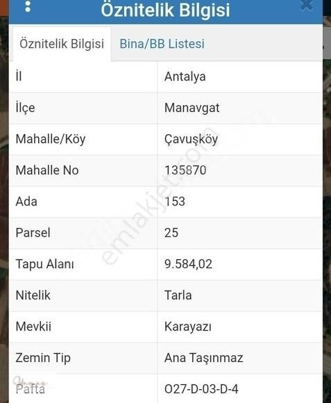 İdamax'tan Manavgat Çavuşköy De Köye 200m Harika Tarla - Görsel 8