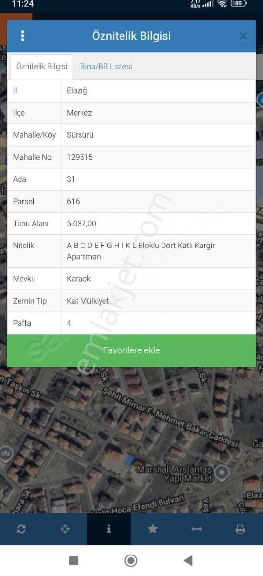 Millet Bahçesinin Alt Kısmında Satılık Arsa Hissesi - Görsel 2