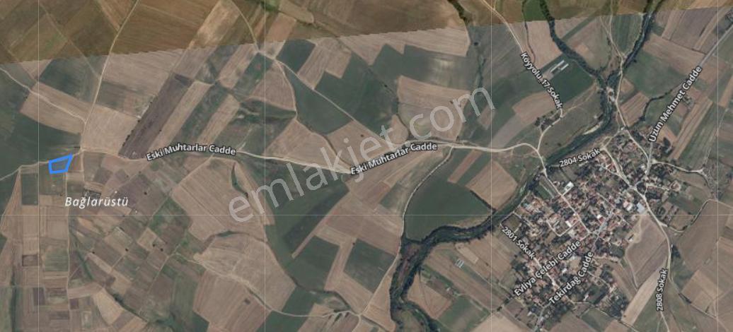 Tekirdağ Kapaklı Uzunhacı Tarla+bağ Yeri Yatırımlık - Görsel 2