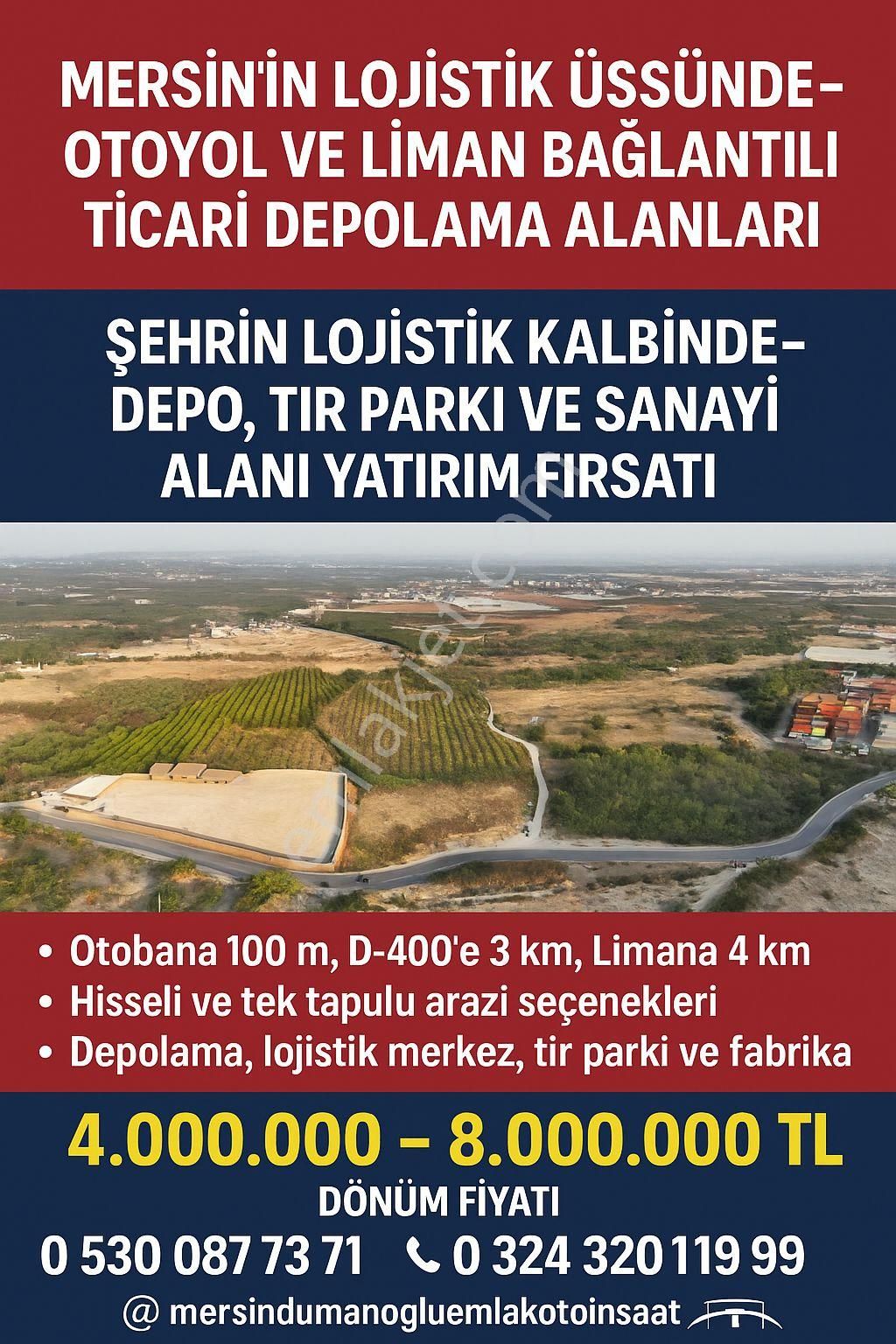 🚛🚚 Şehrin Lojistik Kalbinde – Depo, Tır Parkı Ve Sanayi Alanı Yatırım Fırsatı 🏗️
